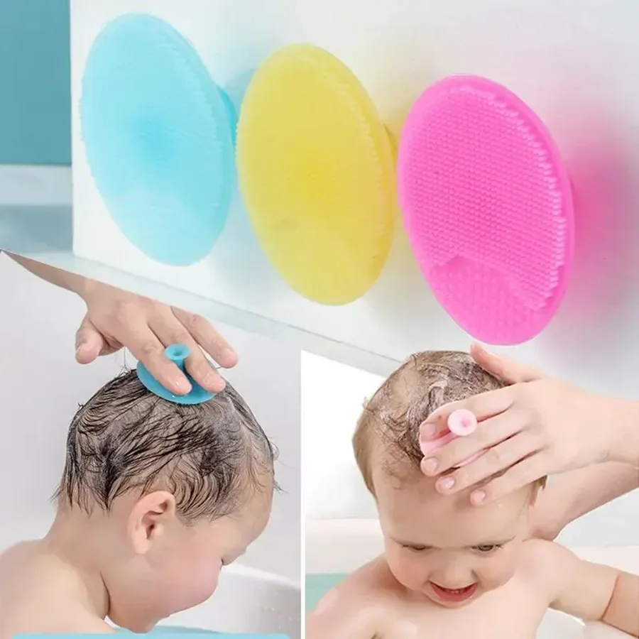 Hair Care Baby - Silikon Şampuan Fırçası Bebek Bebek Banyo