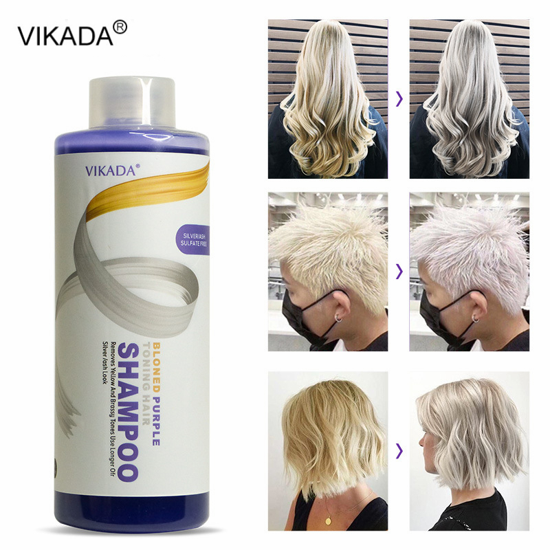 Purple Toning Shampoo - Vikada Sarı Mor Saç Şampuanı, Sarı