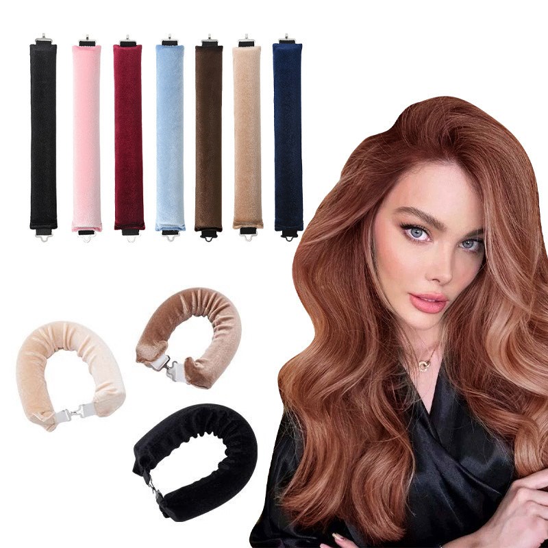 Hair Care Curly Hair - Isısız Saç Bigudileri Kıvırma Çubuğu Bandı