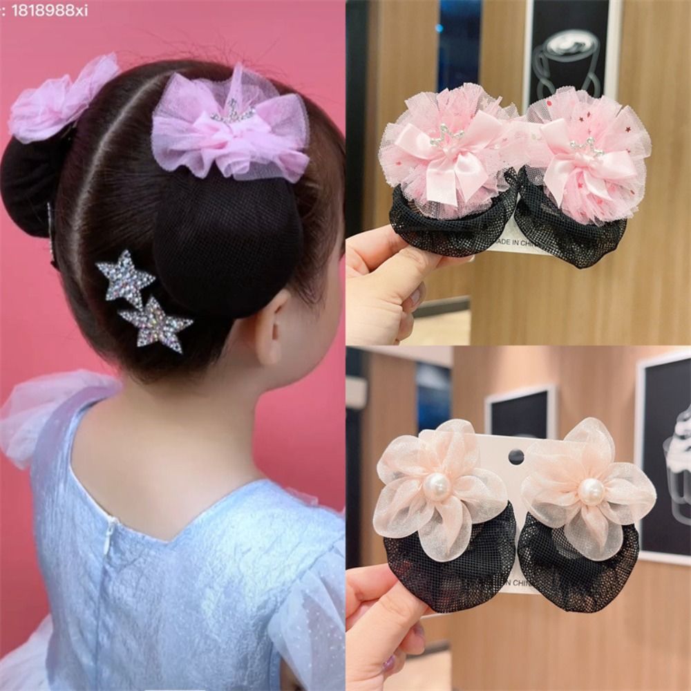 Hair Net Invisible - Saç aksesuarları Örgü Snood Bahar Klip