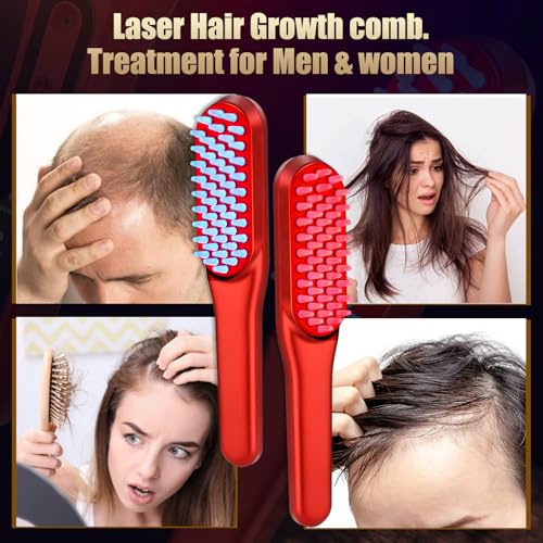Hair Care Basic - Lazer Saç Çıkarma Tarağı, Kırmızı Işık