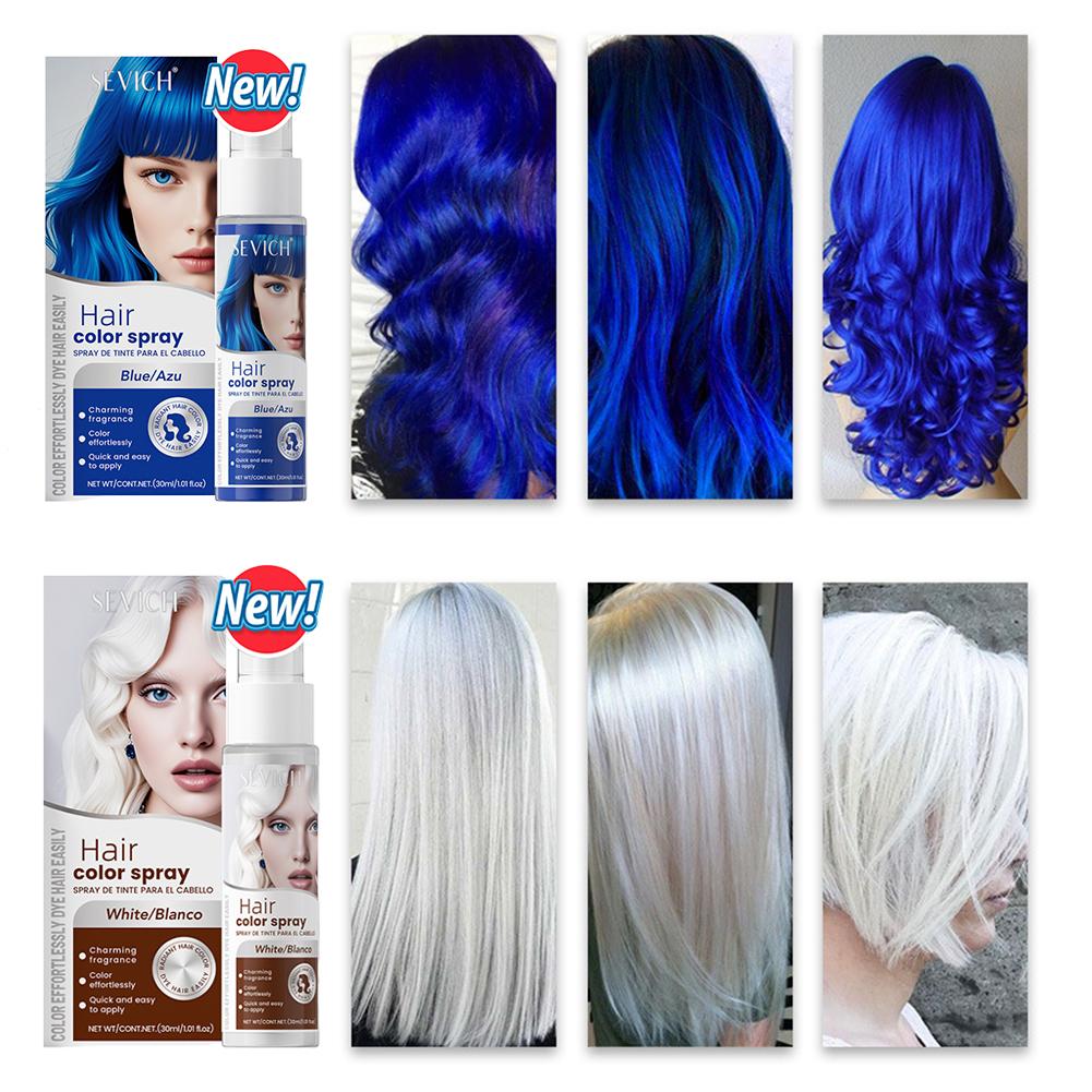Purple Toning Shampoo - 8 Renkli Saç Boyası Spreyi Tek