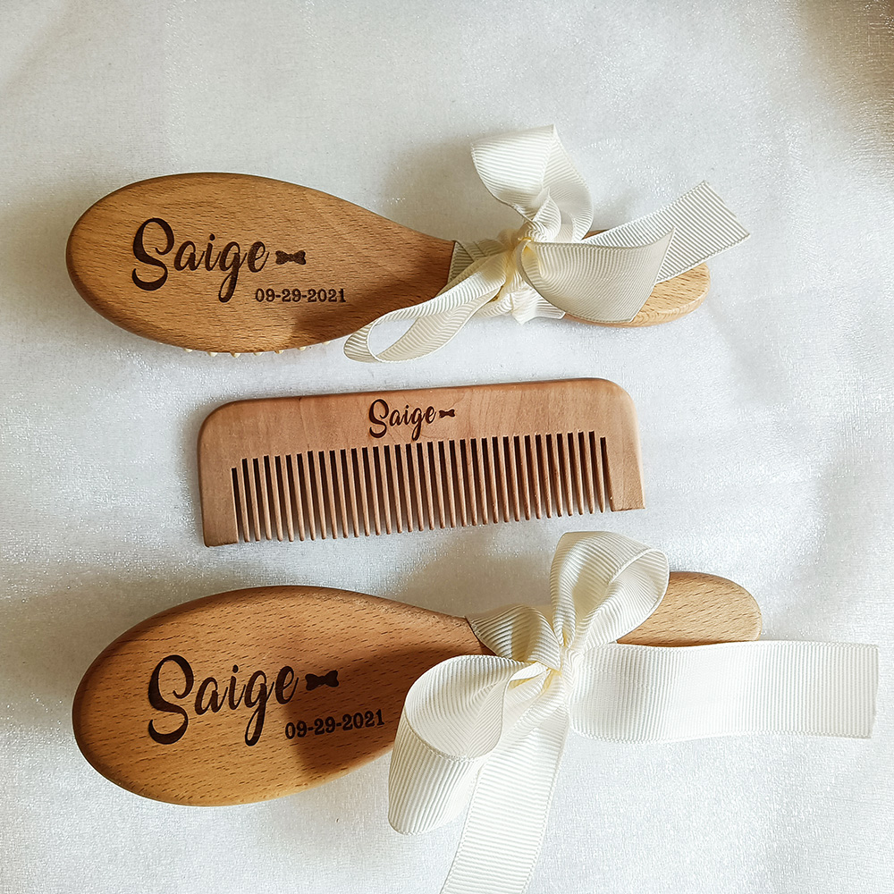 Hair Care Names - Özel Ad Bebek Banyo Tarağı Bebek