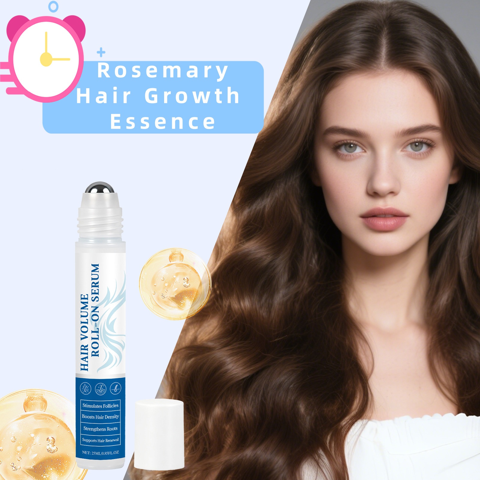 Hair Growth Serum Oil - Biberiye Saç Uzatma Esansı Yağı Kontrolü