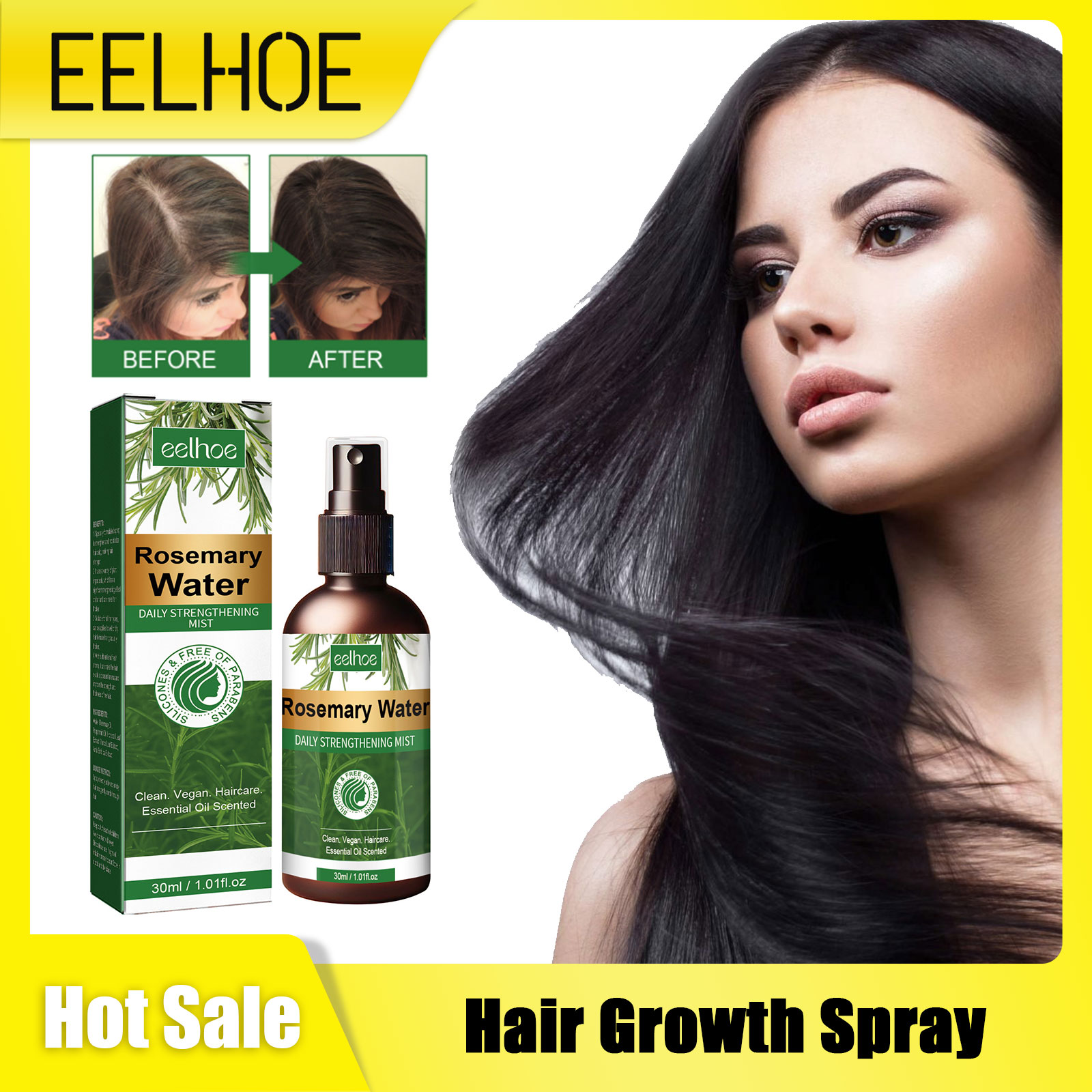 Hair Care Natur - Saçlar için Biberiye Spreyi Besleyici Saç