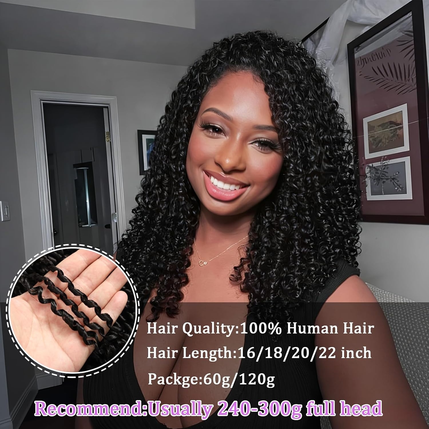Düğümsüz Pixie Kıvırcık İnsan  - Hair Care Curly Hair incelemesi ve fiyatı