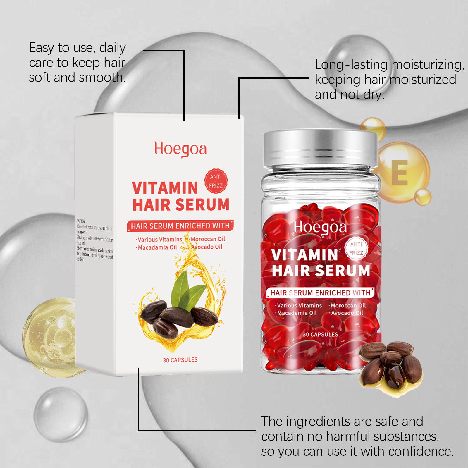 Vitamin Saç Bakım Serumu Kapsü - Hair Growth Serum Oil incelemesi ve fiyatı