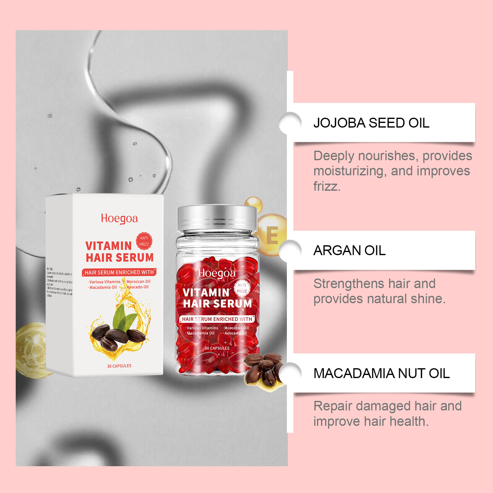 Vitamin Saç Bakım Serumu Kapsü - Hair Growth Serum Oil incelemesi ve fiyatı